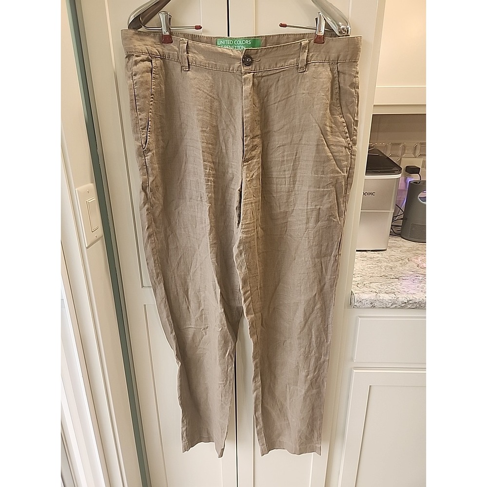 United Colors Of Benetton‎ Linen Pants Sz 50